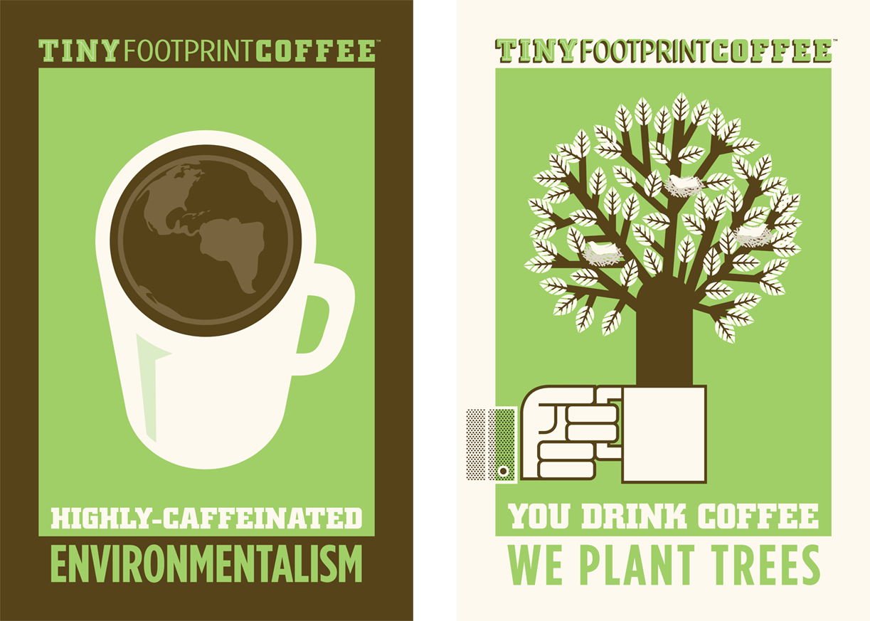 Tiny Footprint poster samples