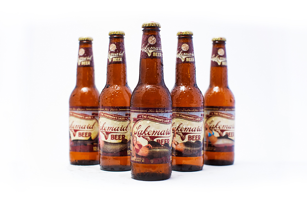 Lakemaid beer bottles