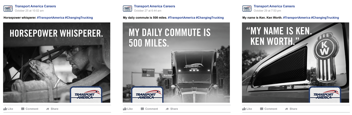 Transport America social posts