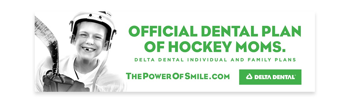 Happy & Smilly Hockey Kid Customer in Delta Dental Insurance billboard
