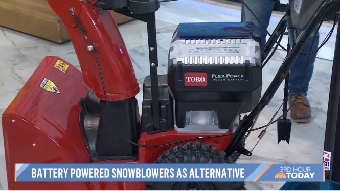 Credible editorial coverage for new line of battery-powered snowblowers.