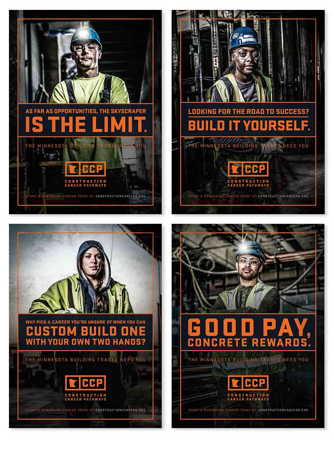 CCP Campaign Ads for construction.