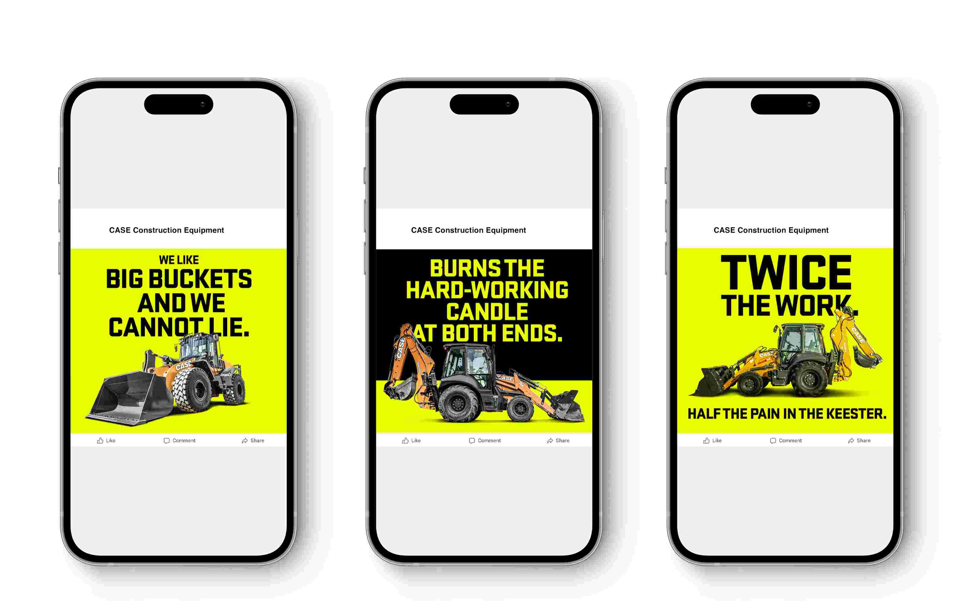 Mobile view construction site Template